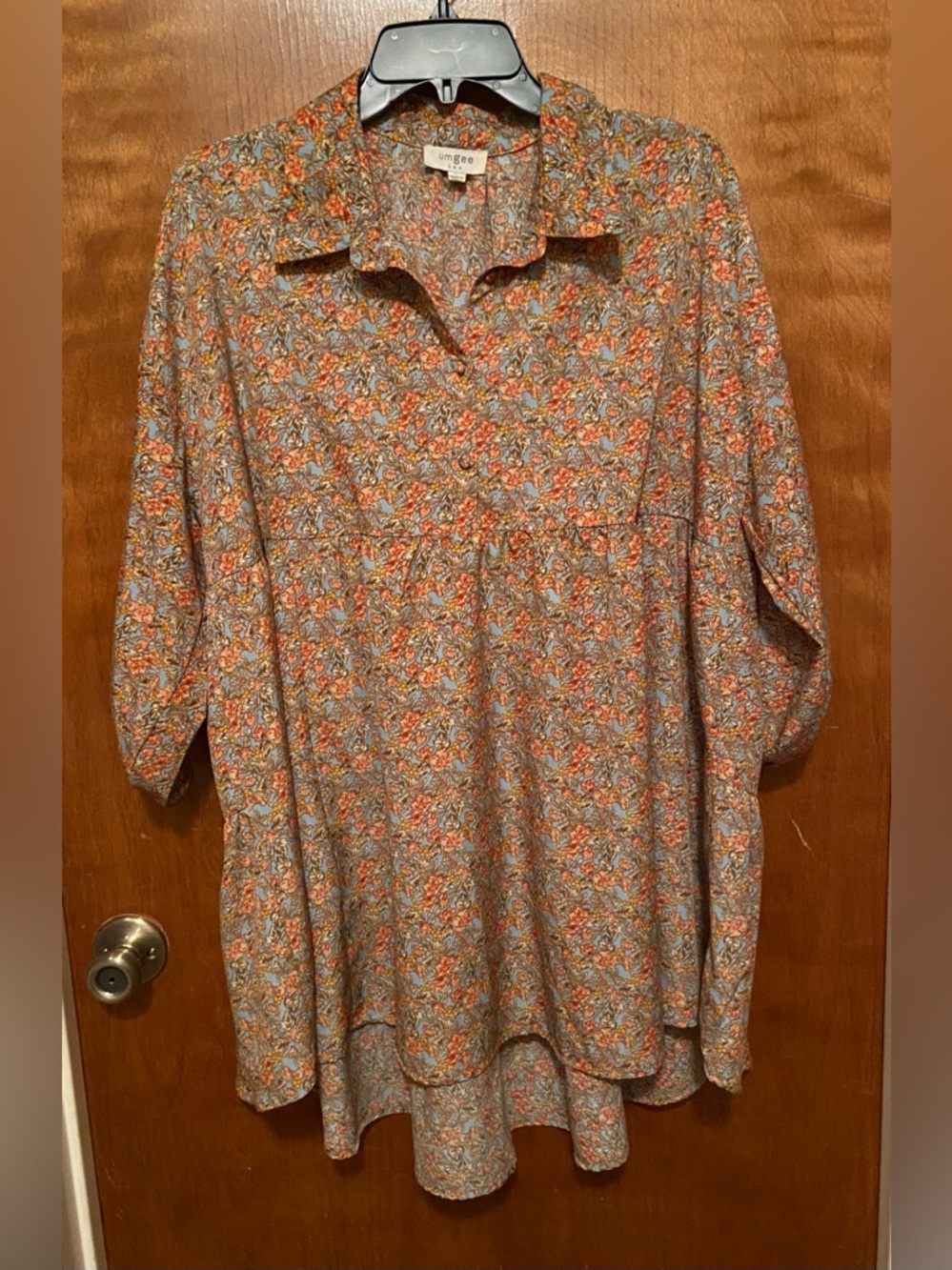 Umgee Floral Tunic Top